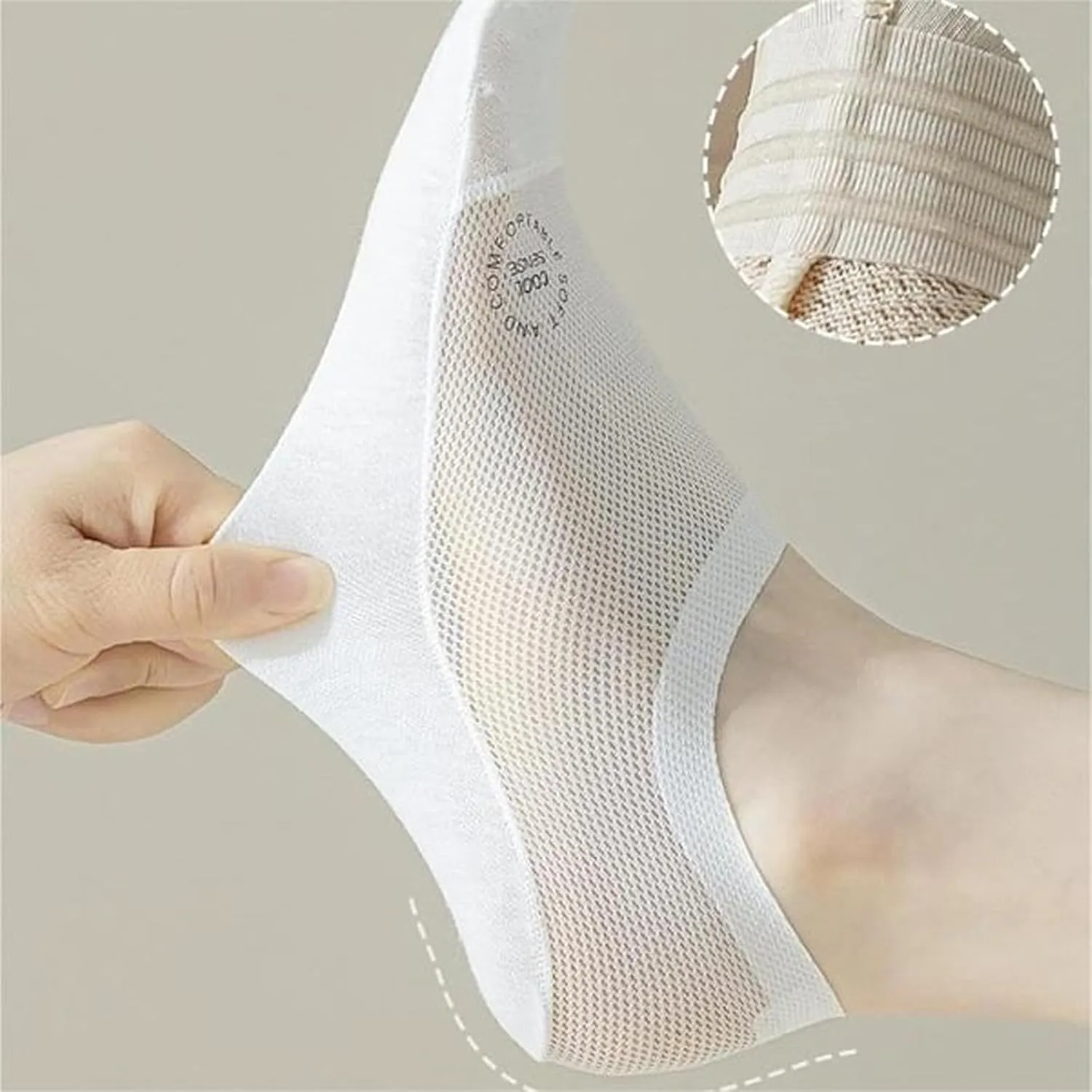 6Pairs Ultra Thin Liner Socks Non Slip ComBed Cotton No Show Socks  Breathable Seamless Low Cut Sock for Men and Women