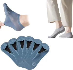 6Pairs Ultra Thin Liner Socks Non Slip ComBed Cotton No Show Socks  Breathable Seamless Low Cut Sock for Men and Women