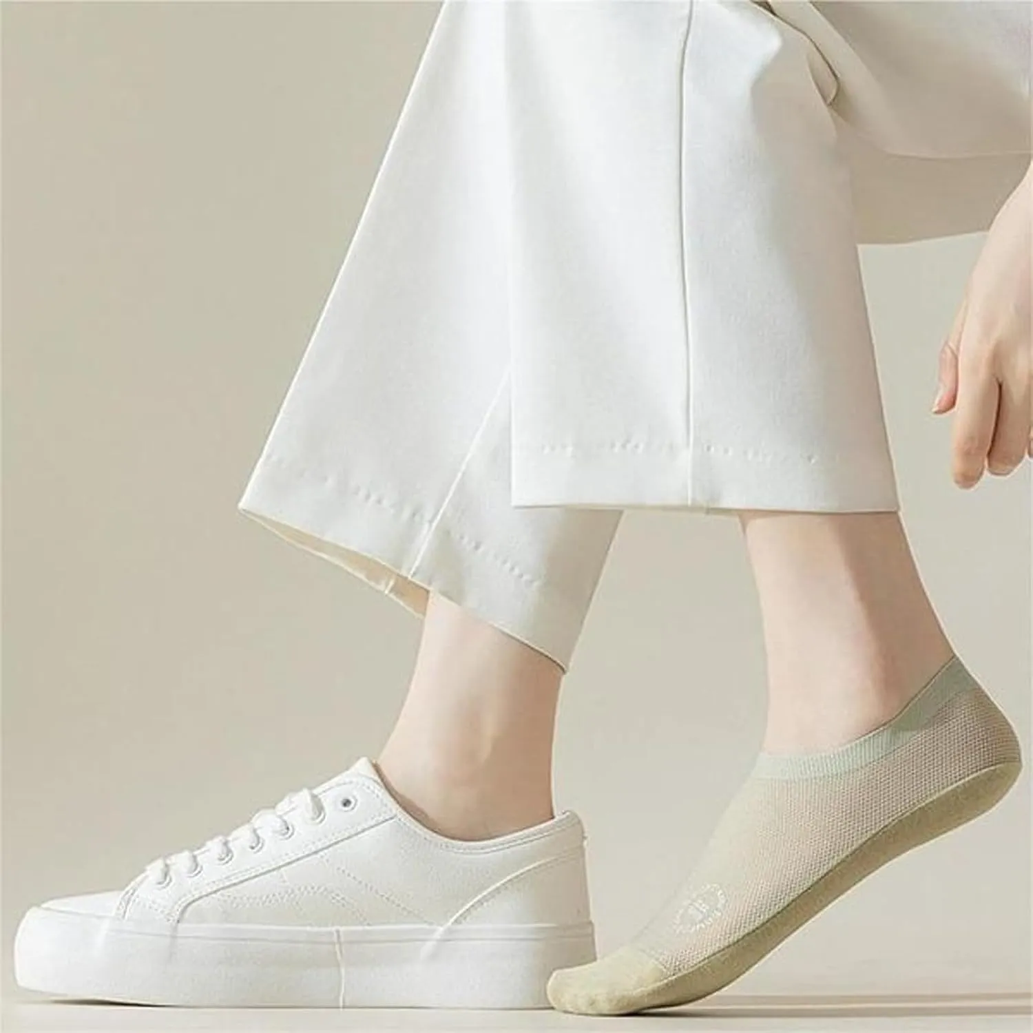 6Pairs Ultra Thin Liner Socks Non Slip ComBed Cotton No Show Socks  Breathable Seamless Low Cut Sock for Men and Women