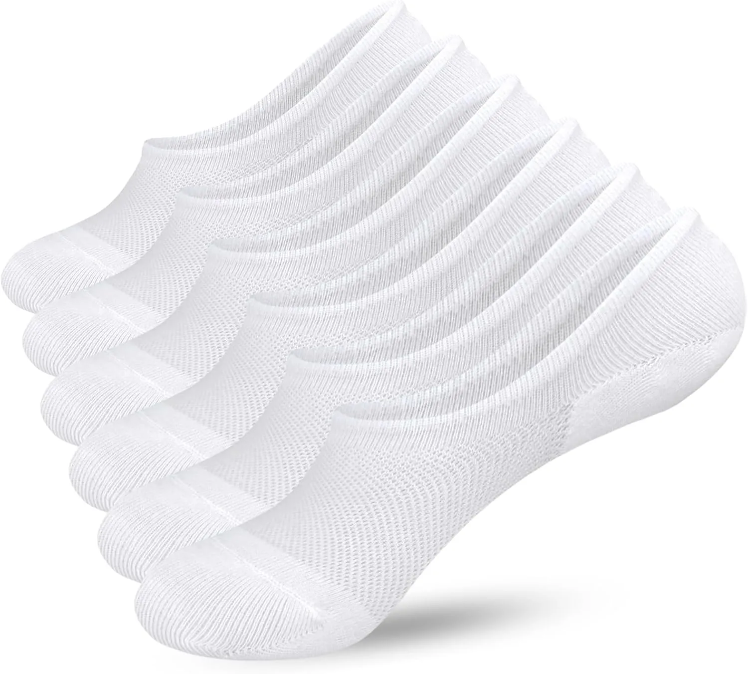 AKOENY No Show Ankle Socks Women 6 Pairs Low Cut for Flats Loafers Sneaker Slip Ons