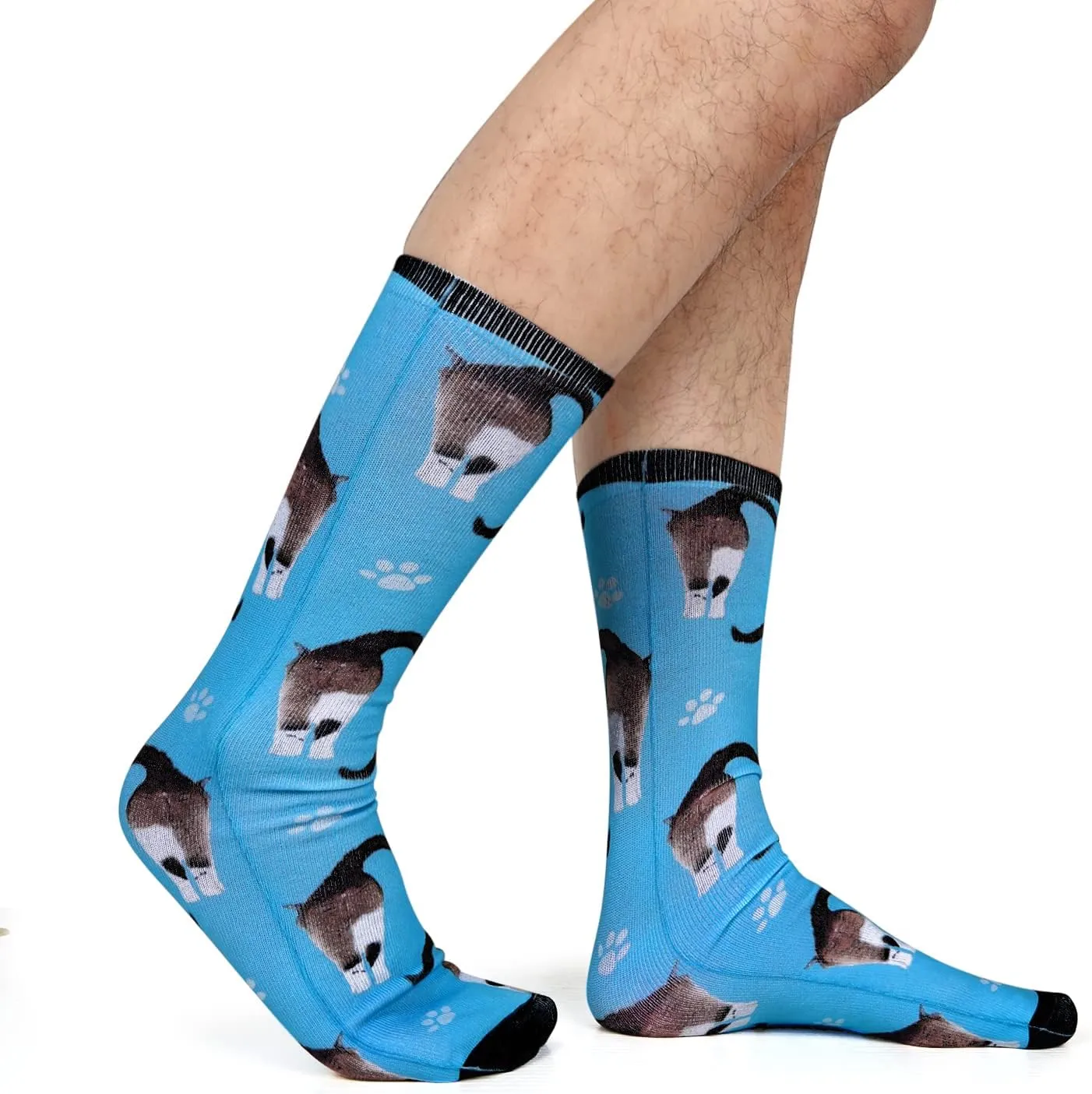 Benefeet Sox Mens Womens Funny Novelty Crew Socks Crazy Cool 3D Printed Design Socks Hawaiian Animal Pattern Basketball Socks