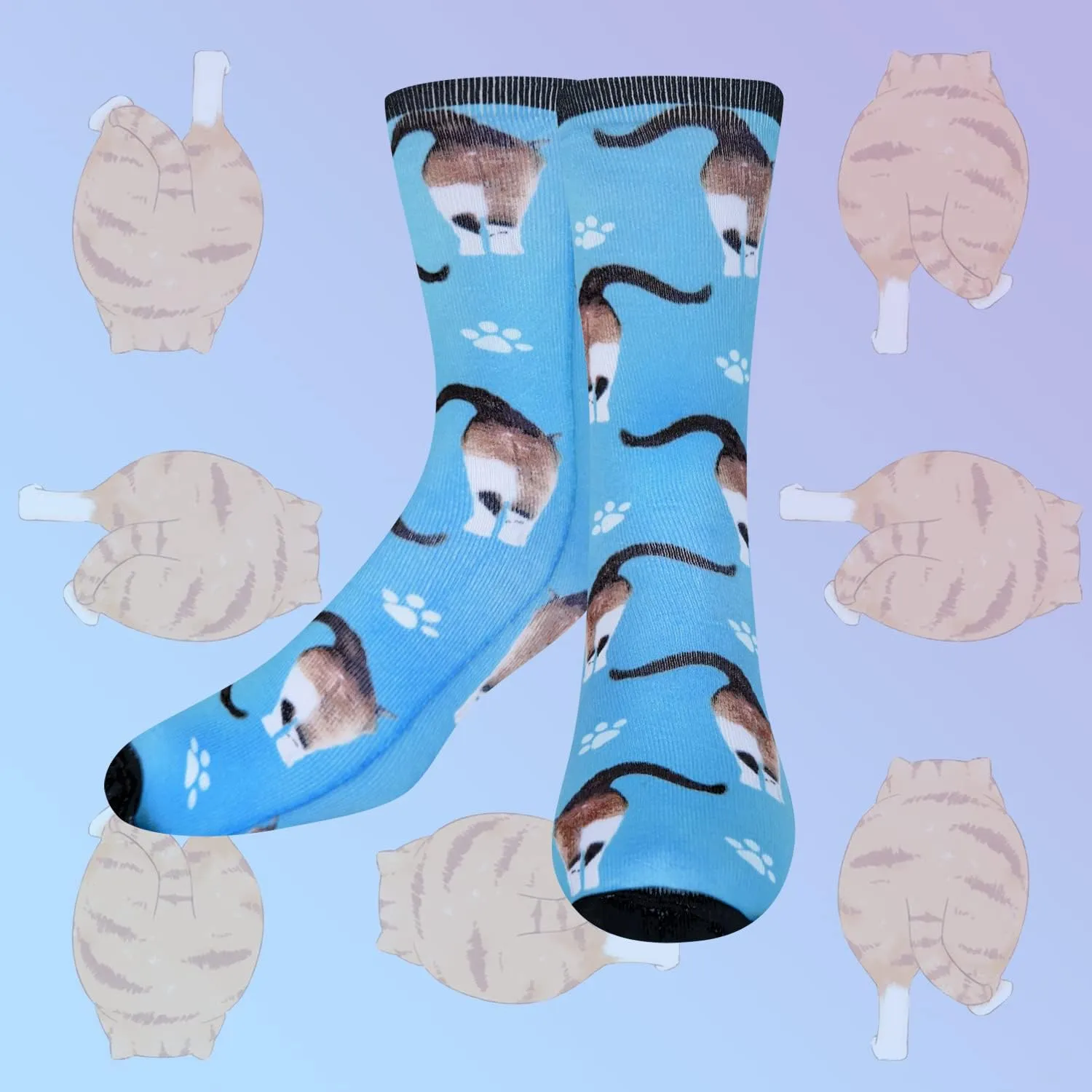 Benefeet Sox Mens Womens Funny Novelty Crew Socks Crazy Cool 3D Printed Design Socks Hawaiian Animal Pattern Basketball Socks