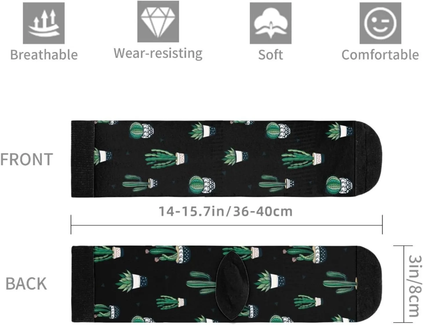 Casual Unisex Novelty Fun Crew Socks Fashion Comfortable Men And Women Crazy Dress Socks