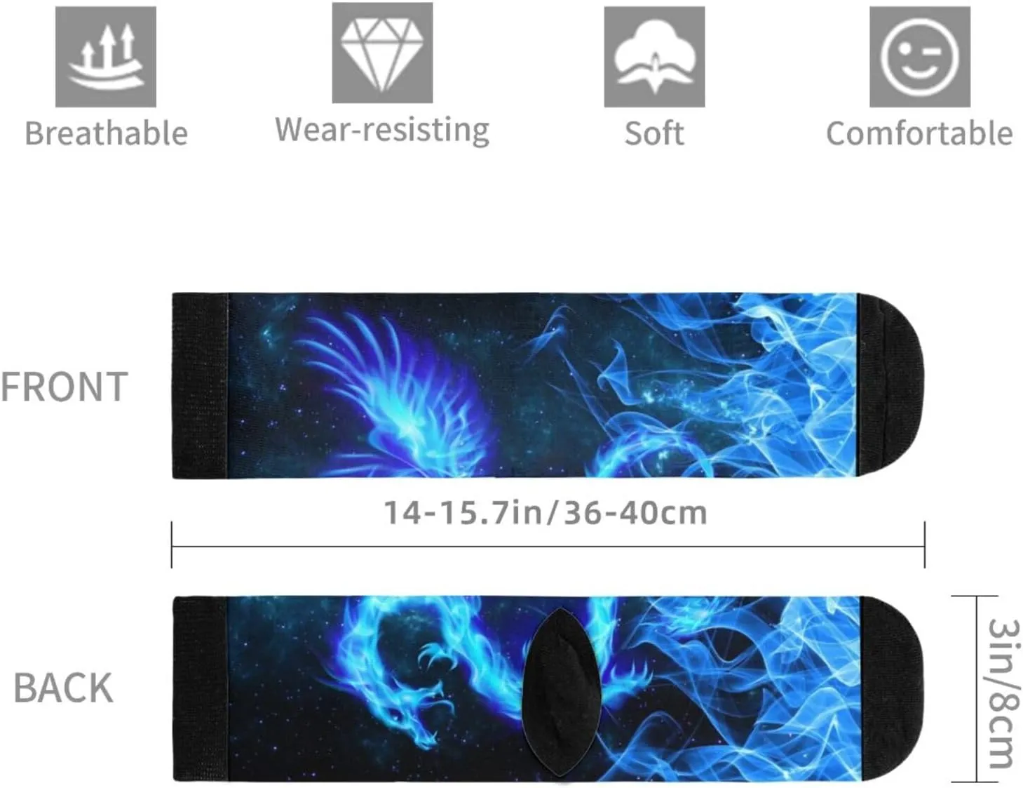 Casual Unisex Novelty Fun Crew Socks Fashion Comfortable Men And Women Crazy Dress Socks