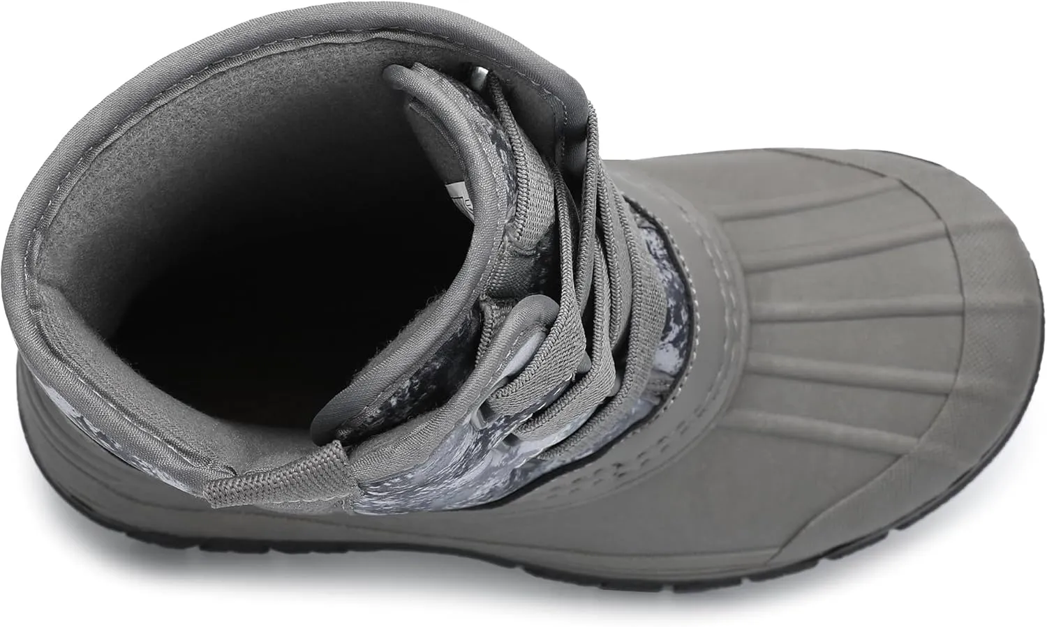 festooning Toddler Boys Girls Snow Boots Velvet Lined Elastic Band Waterproof Non-Slip Boot Outdoor Winter Warm Shoes for Kids