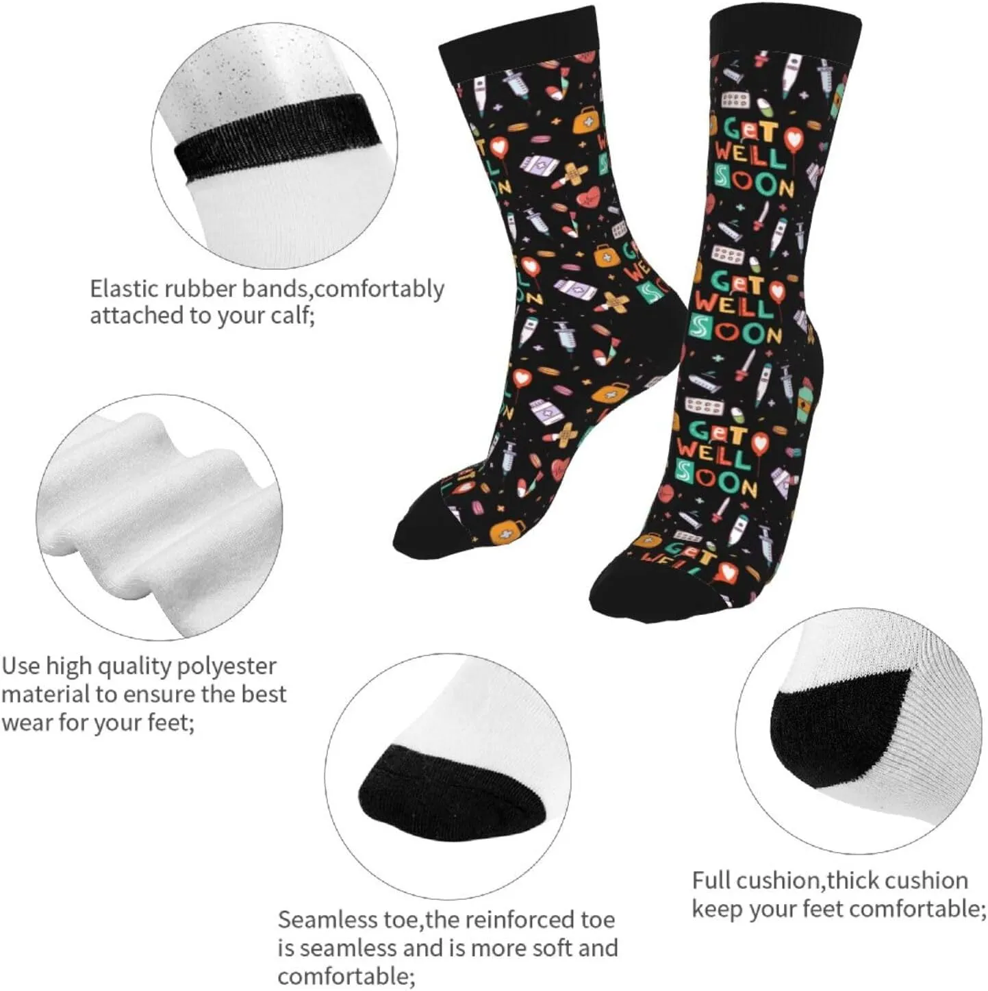 Funny Socks for Women Novelty Mens Socks Gifts, Crazy Fun Cool Socks
