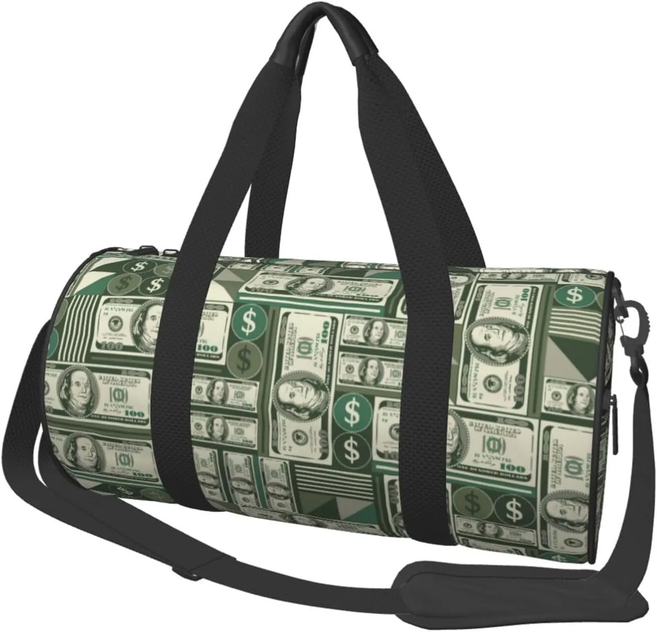 Gbuzozie Sports Gym Bag Travel Duffel Bag Shoes Compartment For Men Women Foldable Lightweight Yoga Gym Sports Bag, Money, One Size