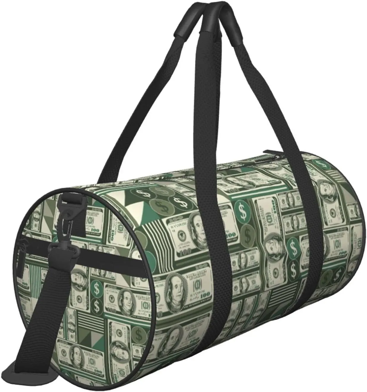 Gbuzozie Sports Gym Bag Travel Duffel Bag Shoes Compartment For Men Women Foldable Lightweight Yoga Gym Sports Bag, Money, One Size