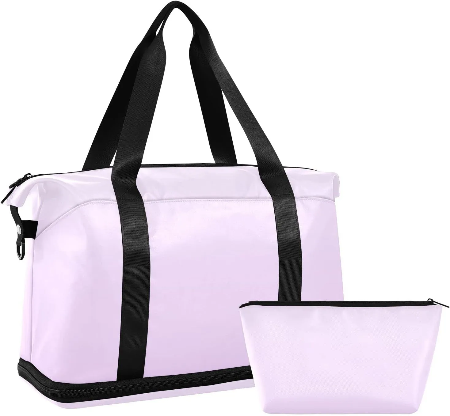 Gradient Lavender Weekender Bags for Women Travel Duffel Bags with Shoe Compartment Overnight Bag Carry on Sports Duffel Bag with Toiletry Bag for Travel/Business/Gift Gradient Lavender