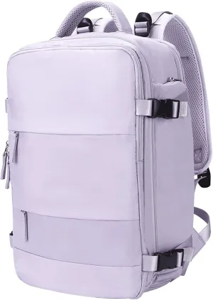 Hiking Backpack 1pc Purple Backpack Multifunctional Travel Bag Big Capactiy Backpack Shoulder Bags for Women with Independent Shoes Pocket Backpack