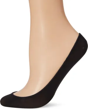 HUE Women's Low Cut Shade Match Liner Sock With Heel Gel Tab