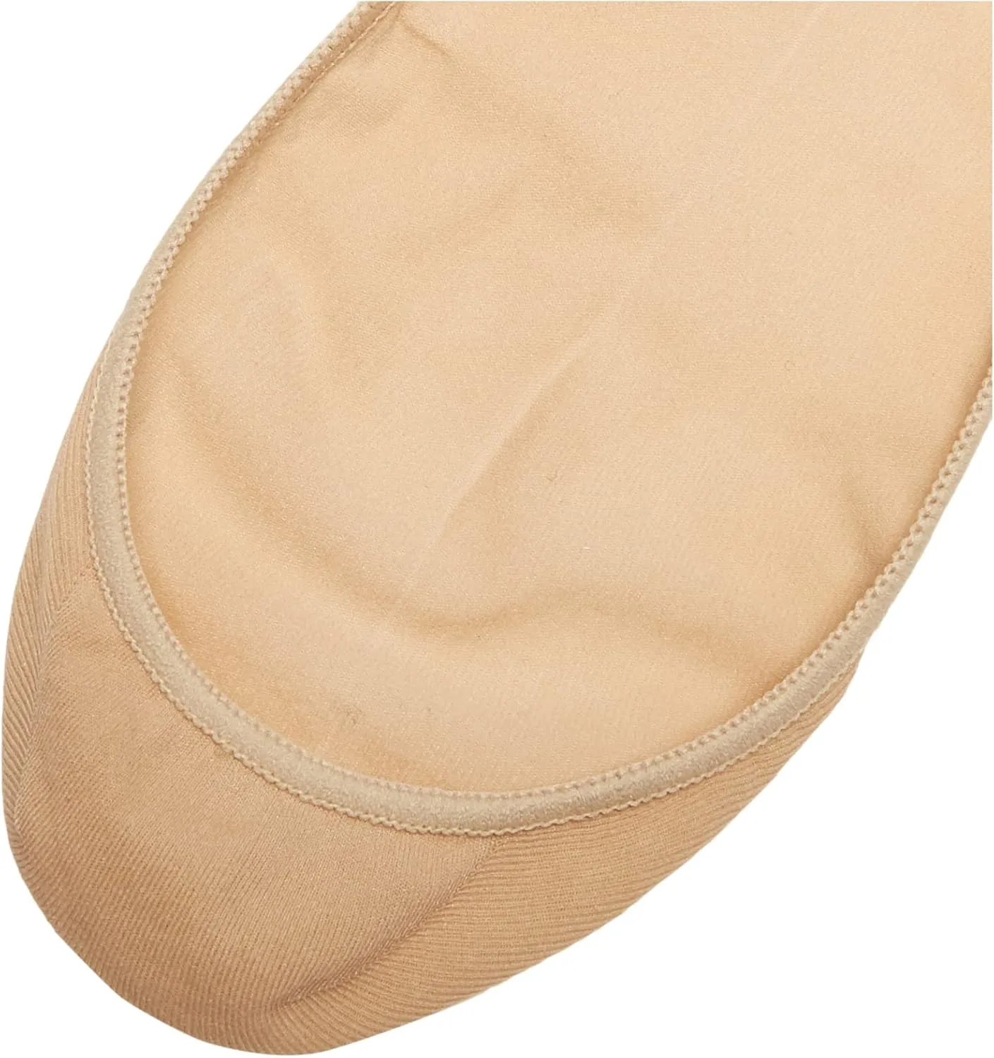 HUE Women's Low Cut Shade Match Liner Sock With Heel Gel Tab
