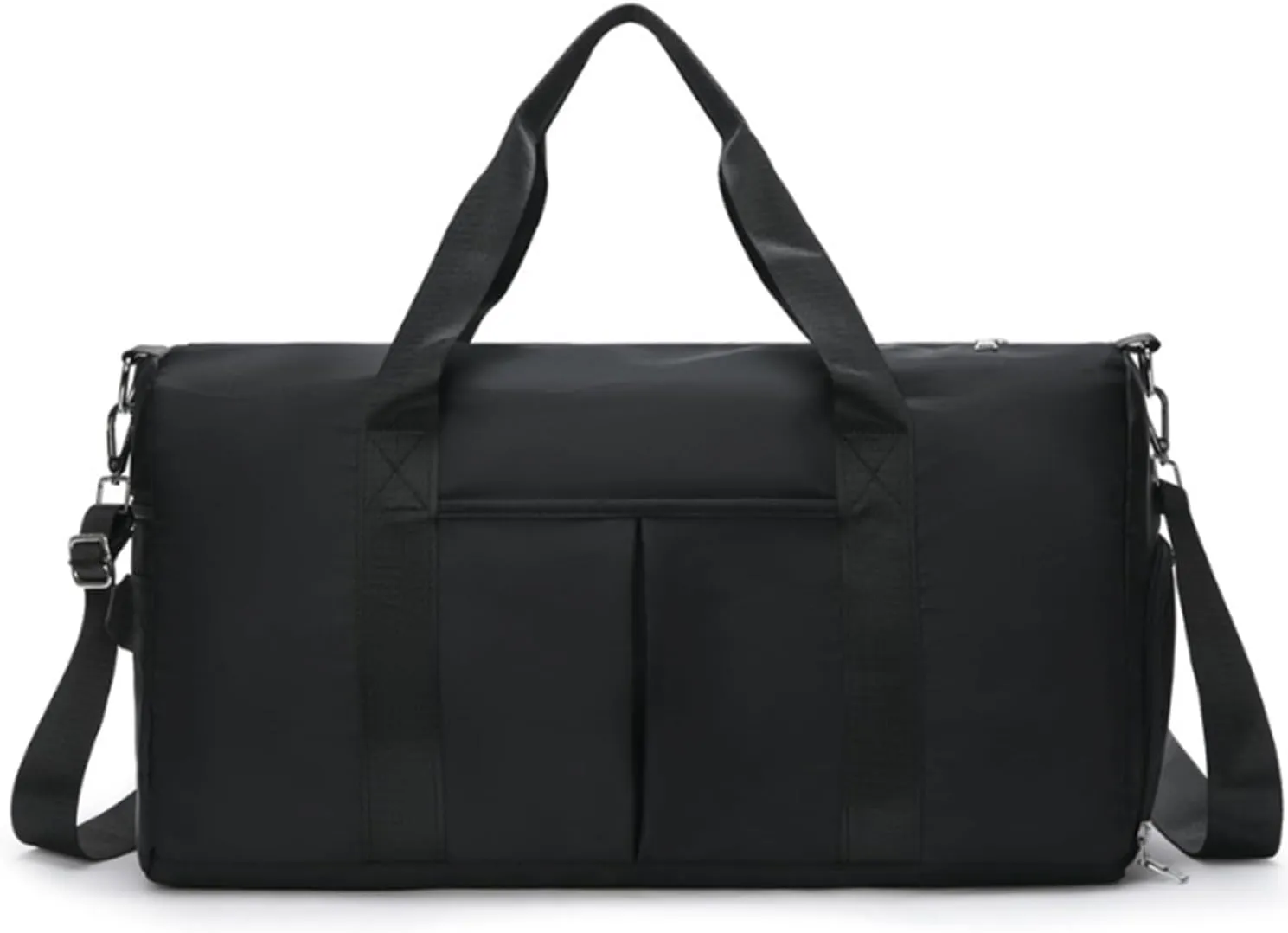 Keoferlo Sports Duffel Bags Gym Tote Bags Travel Golf Duffel Traveling Waterproof Weekend Bags with Shoes for Women Men, Black