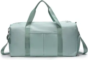 Keoferlo Sports Duffel Bags Gym Tote Bags Travel Golf Duffel Traveling Waterproof Weekend Bags with Shoes for Women Men, Blue