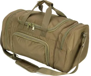 Military Tactical Outdoor Gym Bag Small Duffel Bag with Shoes Compartment for Sports Travel Camping Hunting, A-Green, Gym Bags