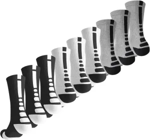 OLCHEE Boys Sock Basketball Soccer Hiking Ski Athletic Outdoor Sports Thick Calf High Crew Socks Multipack
