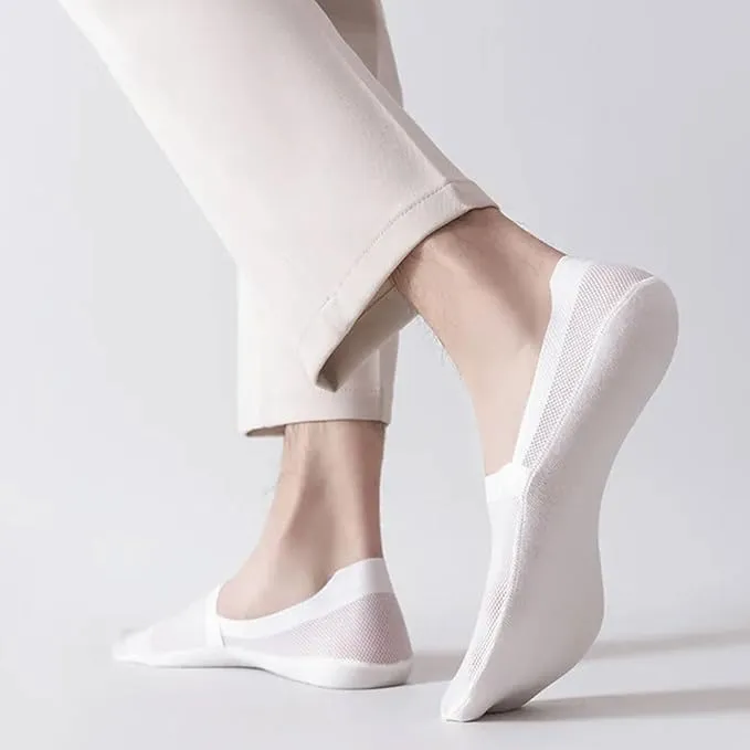 Repertoire Socks, Ultra Thin Liner Socks Non Slip Combed Cotton No Show for Women Men