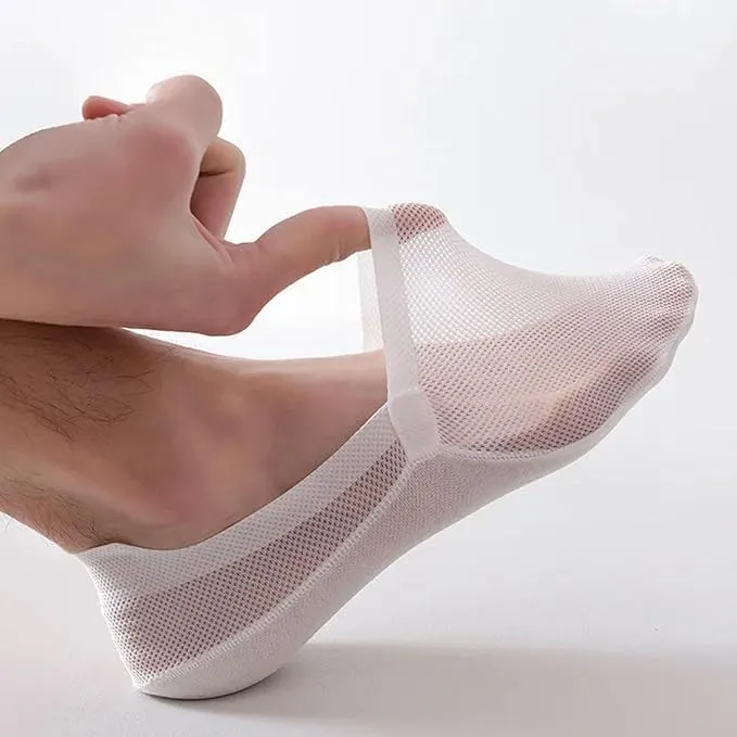 Repertoire Socks, Ultra Thin Liner Socks Non Slip Combed Cotton No Show for Women Men