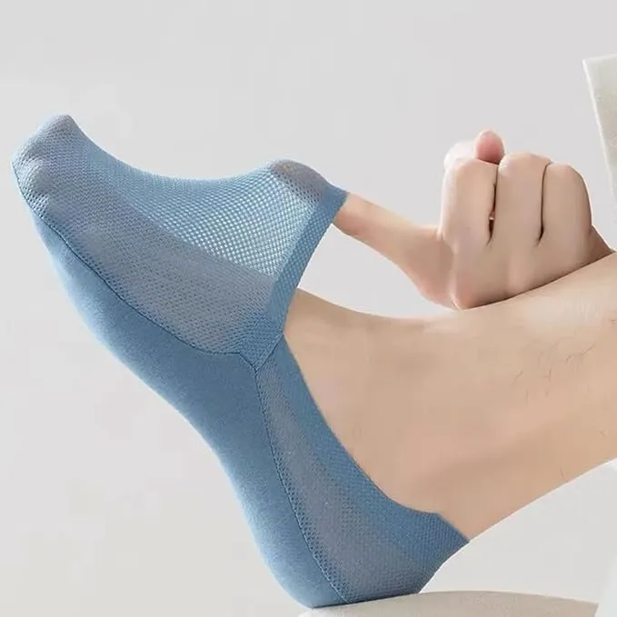 Repertoire Socks, Ultra Thin Liner Socks Non Slip Combed Cotton No Show for Women Men
