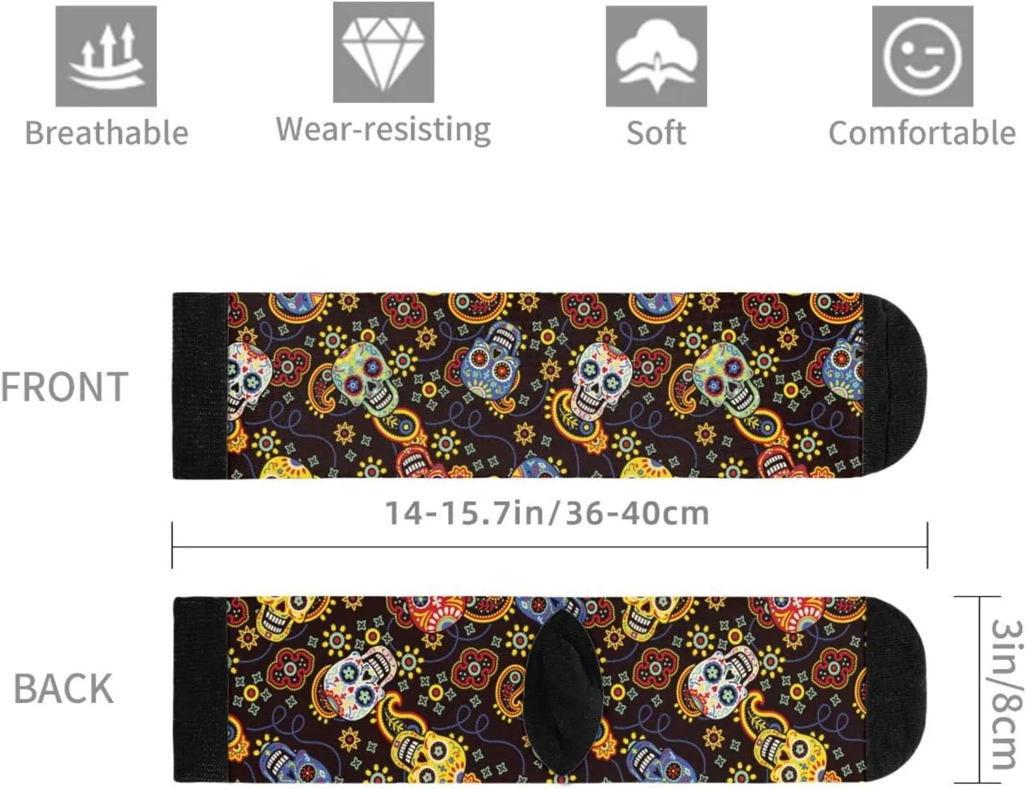 Sigouyinei Casual Funny Funky Novelty Socks For Men Women