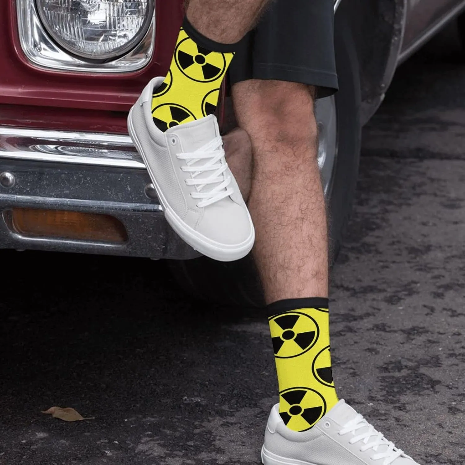 Sigouyinei Men'S Women'S Sports Fun Fancy Novelty Socks