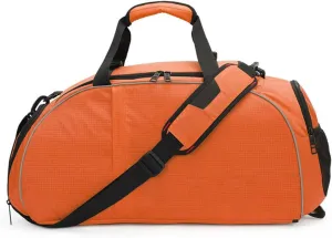 Sports & Travel Duffle Bag, Lightweight Waterproof Duffel Bags with Shoes Compartment for Women and Men (Color : Orange, Size : 29 * 25 * 56cm)