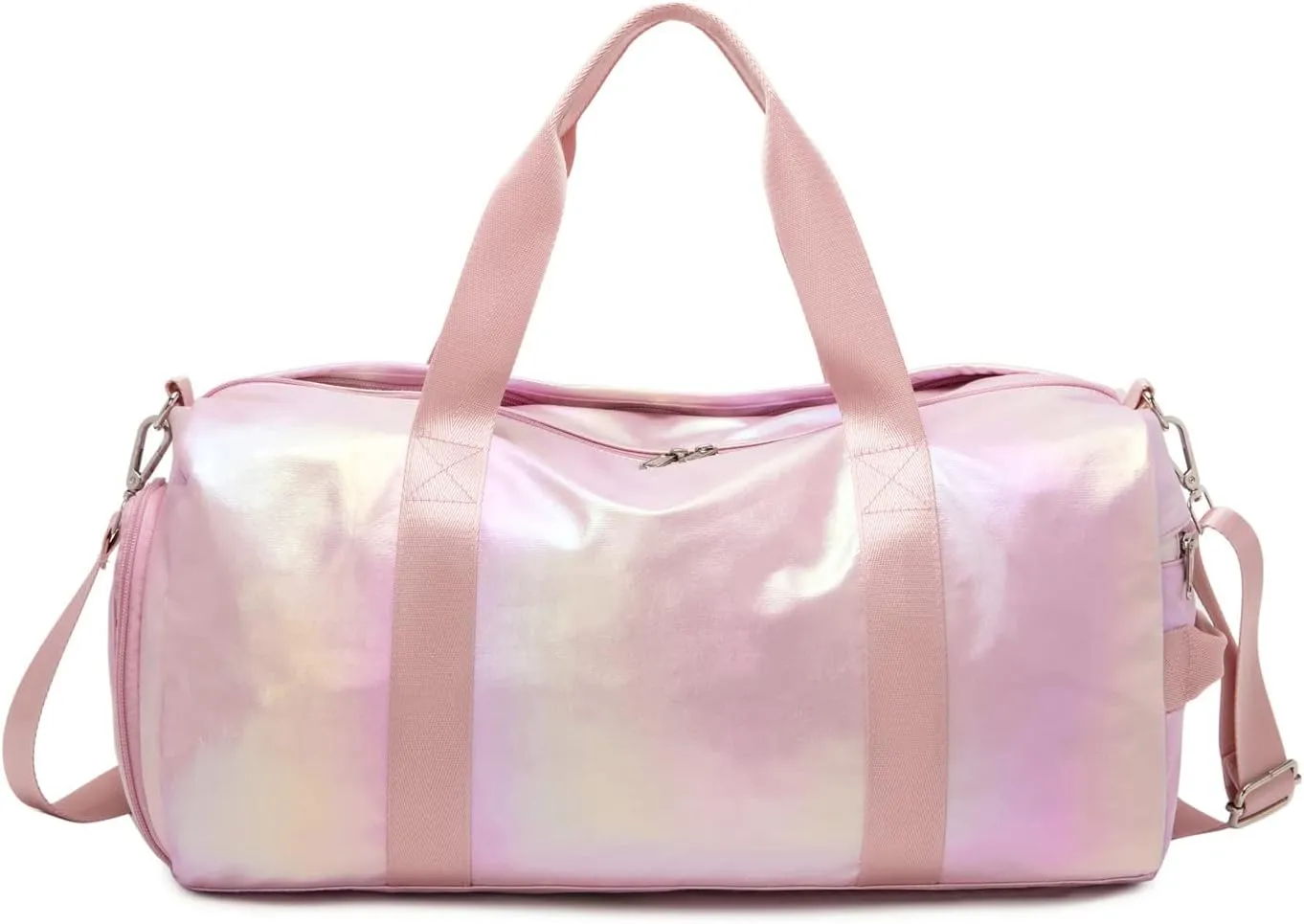 Sports Gym Bag for Women or Men Travel Duffel Bag with Wet Pocket and Shoes Compartment for Training Swim Yoga