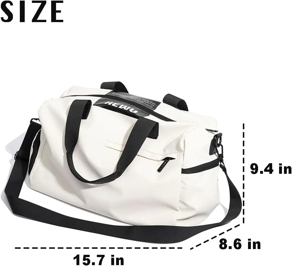 Swim Gym Bag Sports Travel Duffel Bag Lightweight Weekender Overnight Yoga Bag Casual Daypack Fashion Tote Bag College