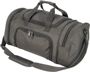 Tactical Travel Duffle Bag with Shoes Compartment Weekender Bags Carry On Overnight Bag For Men and Women Gym Sports Tote Pocket, Gray