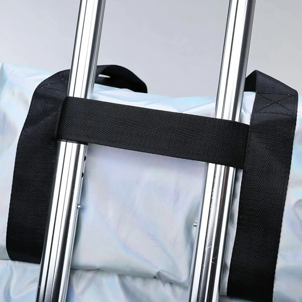Travel Duffel Bag Waterproof Travel Duffel Bag with Shoes Pocket and Wet Clothes Compartments Shoulder Weekender Bag for Men and Women