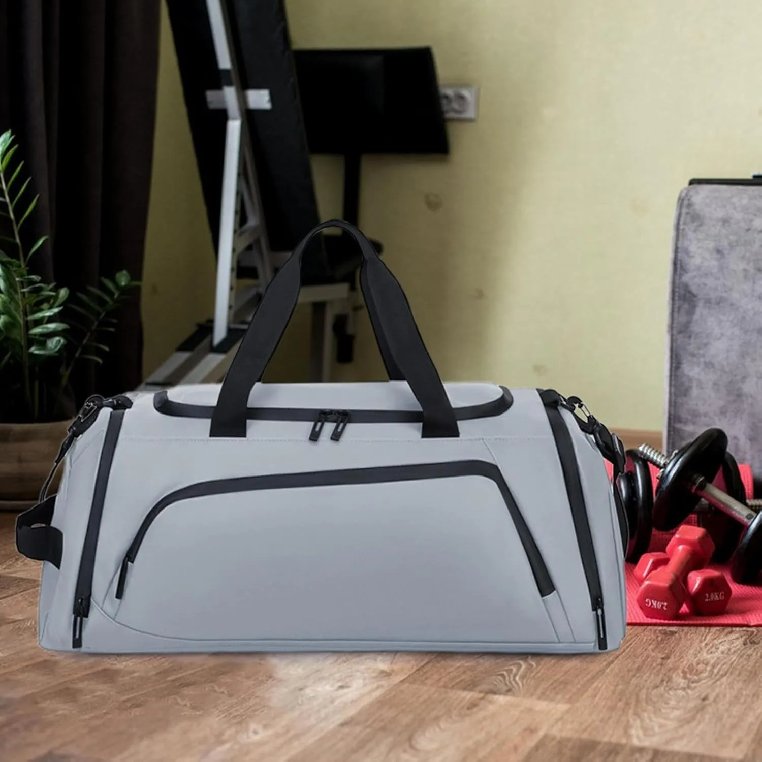 Travel Duffle Bag Bag Sports Gym Bag Travel Bag Gym Duffel Bag with Shoes Compartment Carry on Overnight Bag for Fitness