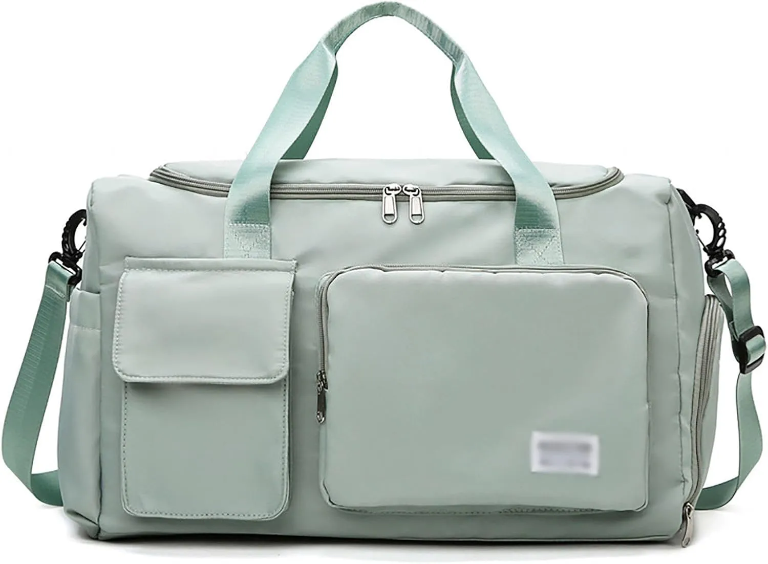 Travel Duffle Bag,Weekender Overnight Shoulder Bag with Shoes Compartment and Wet Pocket,Waterproof Gym Bag Carry on Bag,D