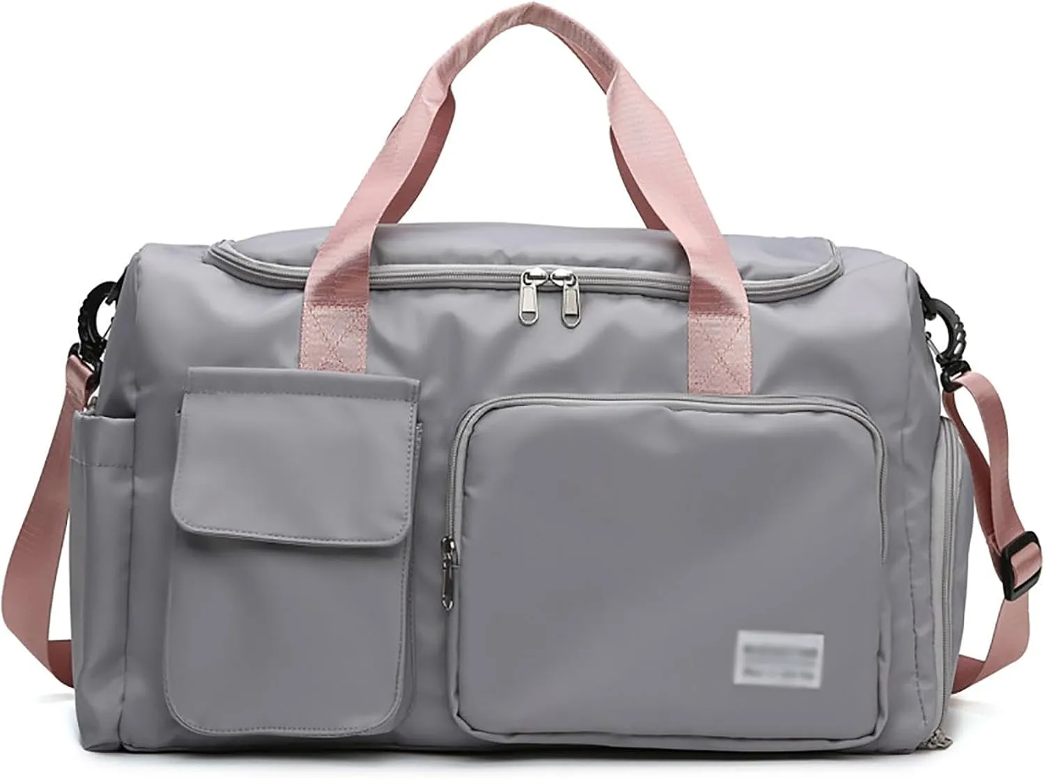 Travel Duffle Bag,Weekender Overnight Shoulder Bag with Shoes Compartment and Wet Pocket,Waterproof Gym Bag Carry on Bag,D