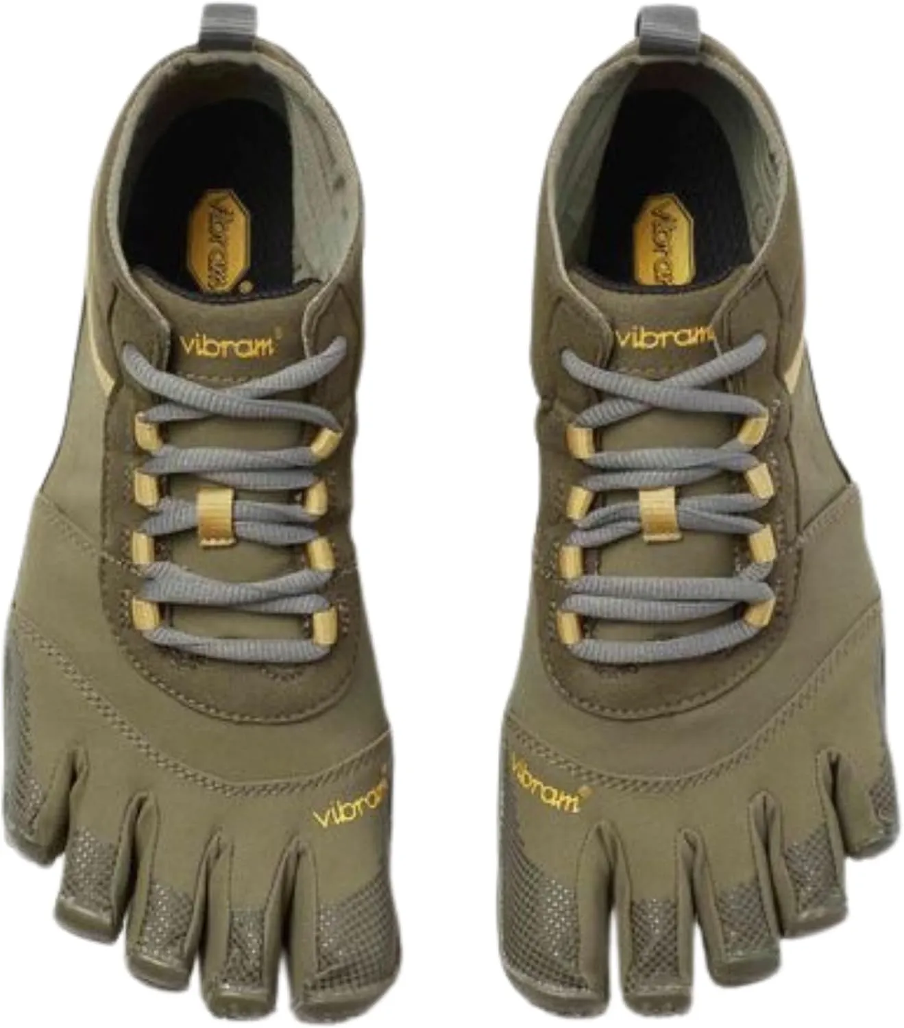 Vibram Mens FiveFingers V-Trek Trail Hiking Shoes  Minimalist Outdoor Footwear with Wool Blend Upper, Megagrip Outsole, Lightweight, Durable for Trekking