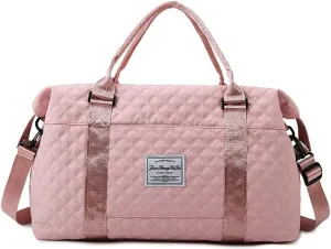 Weekender Bags for Women,Personal Item Travel Bag with Shoes Compartment,Overnight Travel Duffel Bag with Toiletry Bag,Baby Hospital Bag