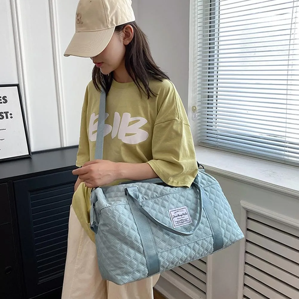 Weekender Bags for Women,Personal Item Travel Bag with Shoes Compartment,Overnight Travel Duffel Bag with Toiletry Bag,Baby Hospital Bag