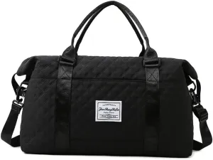 Weekender Bags for Women,Personal Item Travel Bag with Shoes Compartment,Overnight Travel Duffel Bag with Toiletry Bag,Baby Hospital Bag