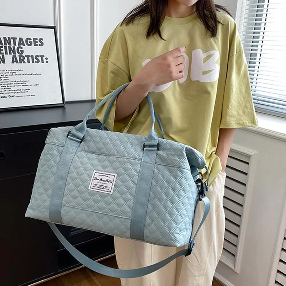 Weekender Bags for Women,Personal Item Travel Bag with Shoes Compartment,Overnight Travel Duffel Bag with Toiletry Bag,Baby Hospital Bag