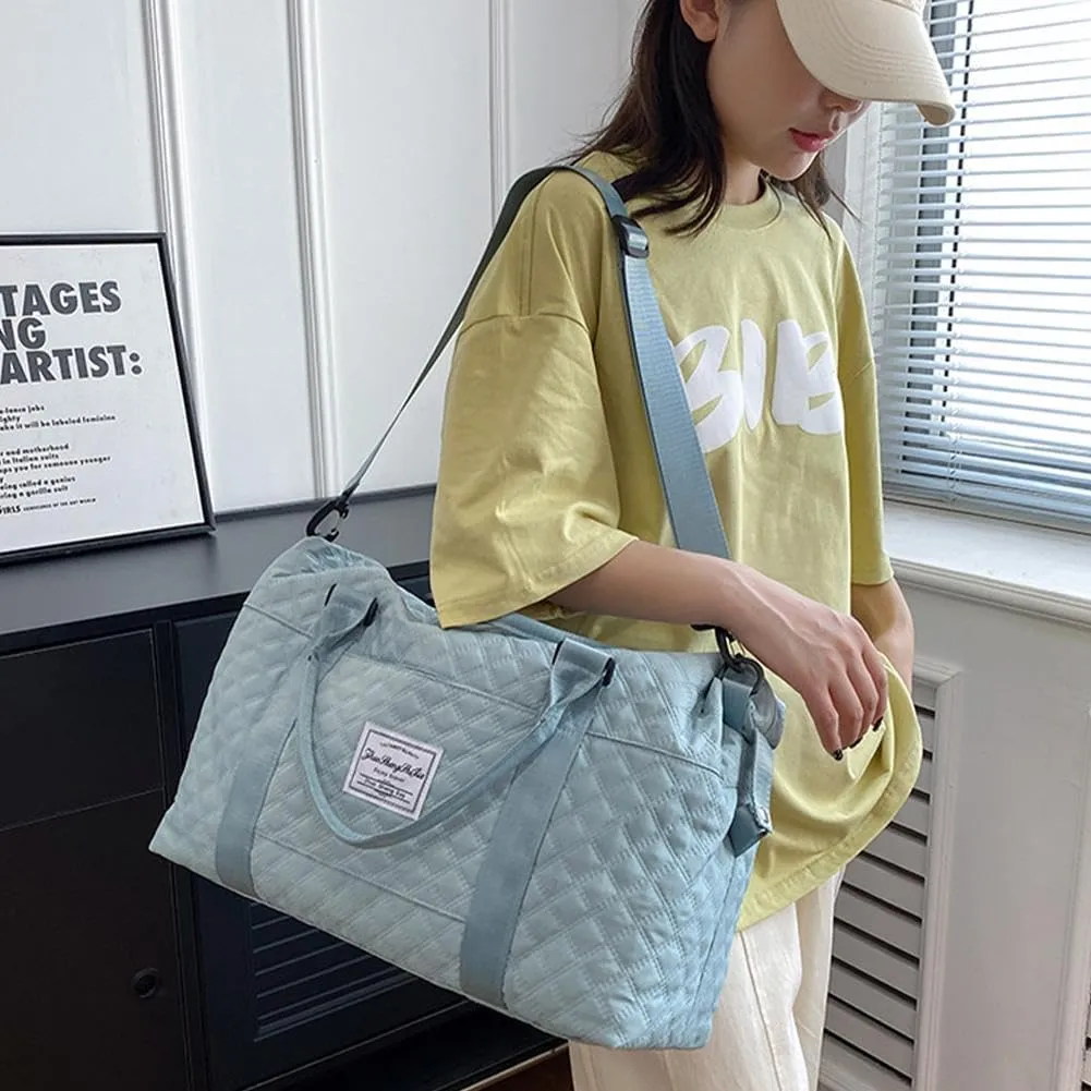 Weekender Bags for Women,Personal Item Travel Bag with Shoes Compartment,Overnight Travel Duffel Bag with Toiletry Bag,Baby Hospital Bag