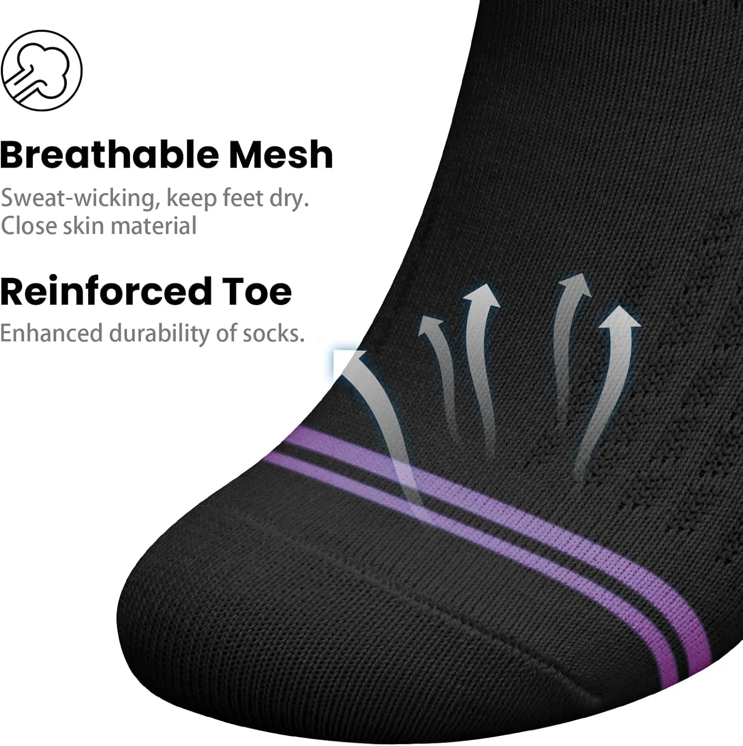 wernies No Show Socks Womens 10 Pairs Low Cut Ankle Socks with Non Slip Casual Invisible Liner Boat 5-8/8-11