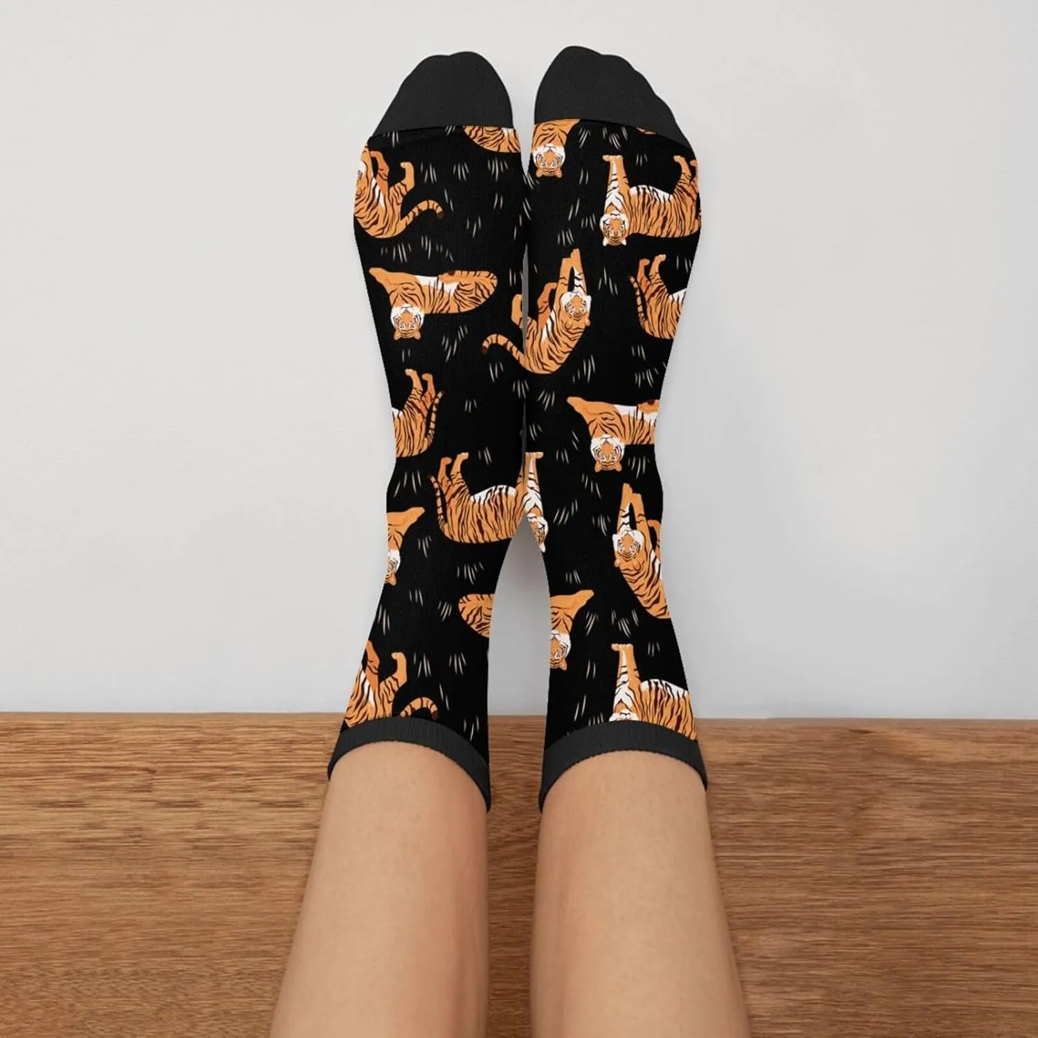 White Black Grey Gooses Casual Unisex Novelty Fun Crew Socks Fashion Comfortable Men And Women Crazy Dress Socks