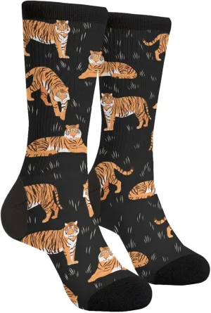 White Black Grey Gooses Casual Unisex Novelty Fun Crew Socks Fashion Comfortable Men And Women Crazy Dress Socks