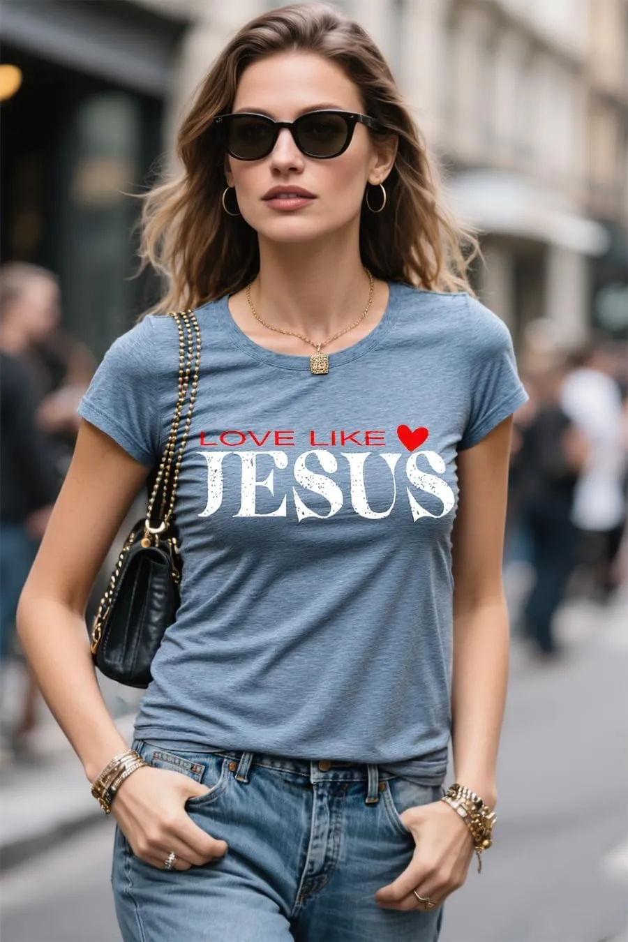 Women Jesus Shirts Funny Christian Letter Print T Shirt Short Sleeve Faith Shirt Graphic Tee Tops